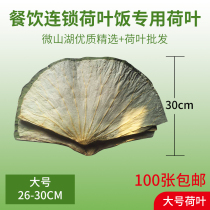 Large whole lotus leaf Weishan Lake natural dry lotus leaf bag called flower chicken lotus leaf chicken lotus leaf rice