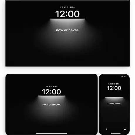简约白纸黑纸4K超清iPhone苹果安卓手机iPad平板电脑壁纸图片素材
