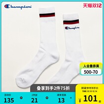 Champion Champion socks official website classic logo stripes sports stockings white men and women skateboard socks high socks