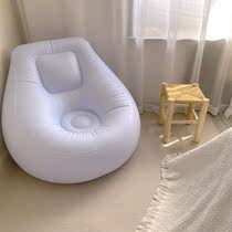 Inflatable sofa seat Lazy air sofa Tatami bedroom female small single air cushion chair balcony leisure lying
