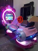 Factory direct new electric 3D kart car with music rocking car 3D LCD screen coin commercial Swing Machine