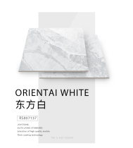 Nobel all-ceramic glaze marble tile simple modern Oriental White RS807137