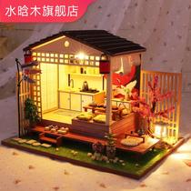 diy lodge day style loft apartment handmade material small house assembly model toy birthday gift woman