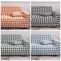 Thousand bird grid sofa cover cover all-inclusive cover universal cover universal elastic anti-cat scratch pad towel full cover leather sand release cover