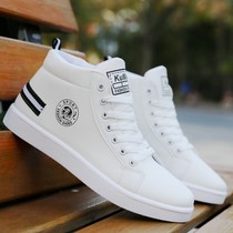 Hong Kong tide brand high-top mens shoes 2022 new autumn Korean version of all-match shoes trend white sports mens casual shoes