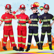Children Firefighters Clothing Clothing Suit Plays Out Kids Professional Role-playing Kindergarten Fire Service Fire Service Fire
