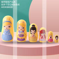 Set doll toy cute little Princess Russian doll kindergarten small class puzzle area toy 6-layer net red ornaments
