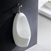 Household wall-mounted urinal ceramic mens wall-mounted urinal G Bucket Manual water-saving and deodorant urinal urine