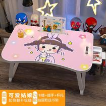 Room small bed table bed folding table bed computer lazy table for children creative simple desk small size
