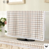 TV cover cloth modern and simple 2021 new 55-inch 75-inch desktop wall-mounted LCD TV cover cloth Nordic style