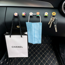 Car inside Hook Glued Front Row Rear Row Creative Cartoon Cute Car Multifunction Backseat Back Small Hook