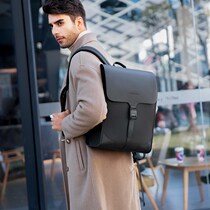 Double Shoulder Bag Men Casual Commuter Computer Bag Magnetic Suction Buckle Design Large Capacity Multifunction Travel Backpack Woman 7s