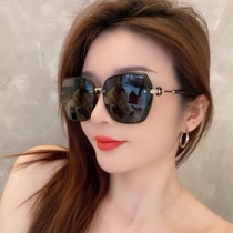 Hong Kong I TGREG new polarized sunglasses lady big face seaside fashion sunglasses anti-UV glasses summer