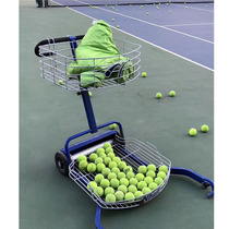 NBd01 imported tennis hand push electric automatic ball picker special tennis ball picker hand push ball double basket frame