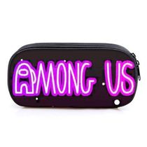 Amongus peripheral pen bag Space werewolf killing Canvas storage bag Stationery box Pen box Male and female students