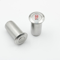 Stainless steel skewer dust-proof sand cover to insert concealed latch barrel dust cover anti-theft door buckle door bolt latch device