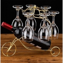 Red wine red wine rack ornaments modern simple goblet display rack decorations living room upside down cup shelf home