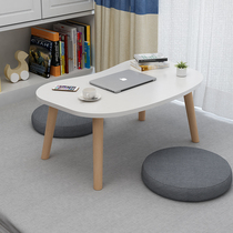 Floating window table small coffee table simple Japanese window sill carpet table low table solid wood kang table Nordic tatami tea table