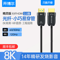 Kaiboer 2 1 edition fiber optic HDMI cable Slim and compact 8K TV PS5 cable Easy-to-wear 4K HD cable