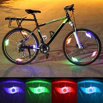 Childrens bicycle light night riding night warning luminous hot wheel wheel wheel wheel tire banner flash