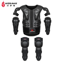 WOSAWE Motorsport protective clothing child riding protection sport knee protection elbow protection shoulder protection suit for children