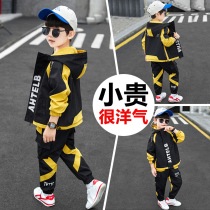  Official website Shangpin Anta boys summer suit handsome 2021 new long clothes trousers sports spring and autumn boys
