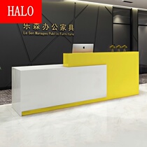 The companys front desk education and training institutions consult the reception desk barber shop beauty salon clothing store bar counter cash register