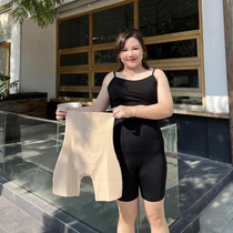 Large size womens clothing collection underpants High waist Fat younger sister mm postpartum Slim Fit Plastic Body Shaped Veil Belly Bunny Pants