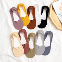 Fentenship Sox female shallow mouth Summer thin silicone Silicone Anti Slip with cotton bottom Ins Chaostocking Children Short Sox cute