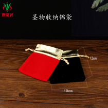 A variety of gold-edged flannel storage bags Thai Buddha brand products easy to carry
