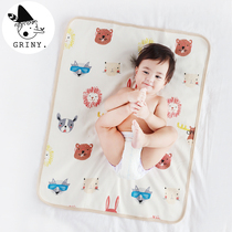 Griny baby isolation cushion baby pure cotton waterproof washable breathable freshman child anti-urine cloth towel-proof mattress
