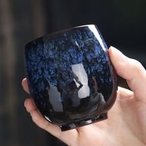 Porcelain rhyme Oriental kiln change Ceramic teacup Master cup Kung Fu tea Household tea cup Individual cup Single cup