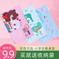 Primary school placemats table mats lunch insulation mats first grade school childrens tablecloth waterproof and oil-proof folding dining cloth