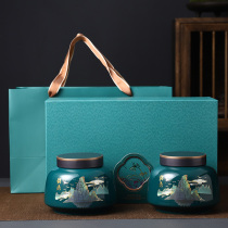 Tea packaging box empty gift box tea cans ceramic Xinyang Maojian West Lake Longjing green tea Huangshan Maofeng black tea