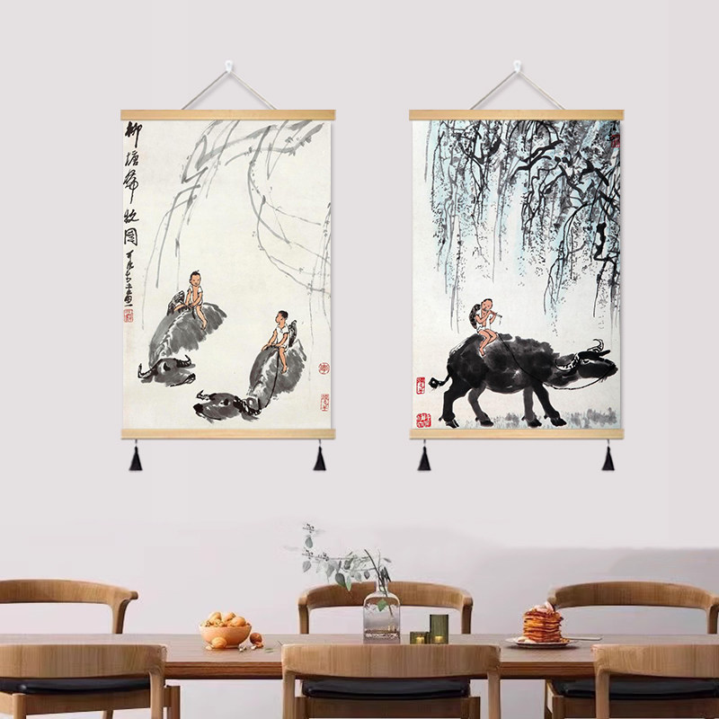 牧童骑牛挂画-牧童骑牛挂画促销价格、牧童骑牛挂画品牌- 淘宝