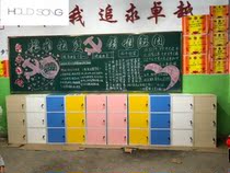 Sending bag cabinet with door lock locker storage cabinet student classroom bookcase wooden locker storage cabinet bookcase