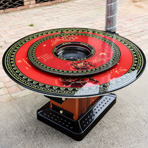 Winter new rural baking stove firewood and coal heating stove firewood smokeless return stove