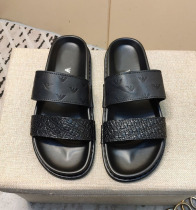 European Stand Lidon Amari Slippers Summer Men Genuine Leather Slippers Trendy Outside Wearing Beach Cool Slippers