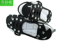 10 teeth Ice claw Easy outdoor ice surface Anti-slip shoe cover Snow ground Ice claw snow claw snow cover Winter Supplies Anti-slip claw