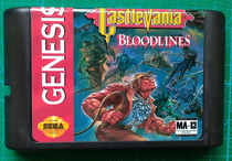 Action pass] The new 16-bit MD Sega sega single card Castlevania blood line US version