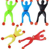 Wall climbing villain girl doll creative schoolboy boring sticky soft glue fun game Exterior wall kid girl