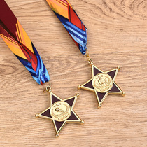 Dance and singing competition metal medals customized marathon running games five-pointed star commemorative listing customization
