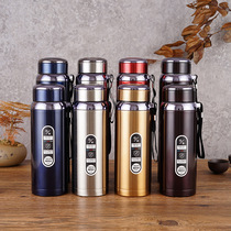 New large capacity star pot stainless steel vacuum sling thermos cup outdoor portable cup sports kettle