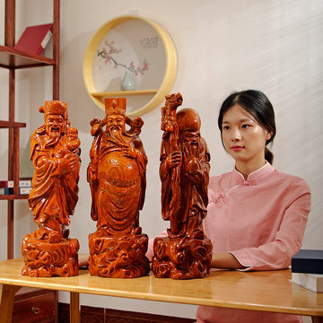 福禄寿三星木雕-福禄寿三星木雕促销价格、福禄寿三星木雕品牌- 淘宝