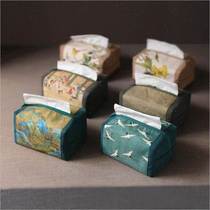 Spring Clay Tea Ceremony National Wind Cloth Art paper towels Cotton Paper Towel Paper Towels Paper Towels Paper Towels Paper Towels Paper Towels Tissue Bag Ancient Painting Tissue Box