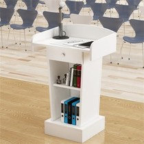 Desk reception desk multi-function welcome desk conference platform podium speech platform mobile host platform vertical