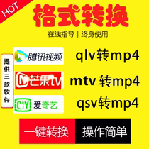 qlv qsv video format converter to mp4 software to watermark tool mango mtv format lossless transcoding