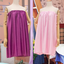 Beauty salon breast skirt Crystal velvet womens sweat steamed clothing hotel bathrobe skirt bathrobe massage sauna guest wear