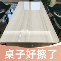 Desktop sparkling marble special film desktop table transparent protective film furniture film