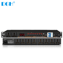 DGH Professional 8-way power sequencer 10-way controller stage sequence manager independent control band filtering